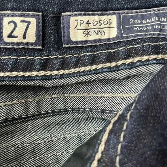 NWOT Miss Me Dark Wash Embellished Skinny Jeans Size 27 Style JP46565 - Picture 13 of 14